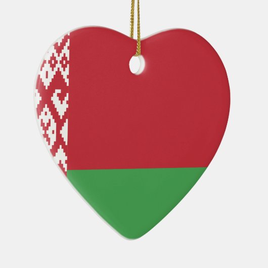 De vlag van Belarus Keramisch Ornament (Rechts)