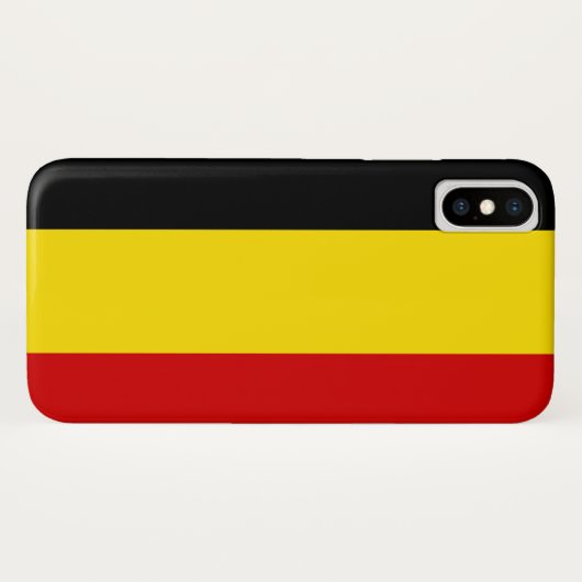De vlag van België Case-Mate iPhone Case (Achterkant (horizontaal))