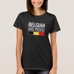 de vlag van belgië en griekenland t-shirt