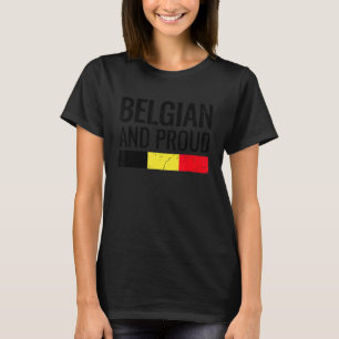 de vlag van belgië en zweden 1 t-shirt