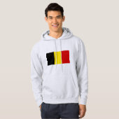 De vlag van België Hoodie (Voorkant volledig)