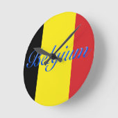 De vlag van België Ronde Klok (Hoek)