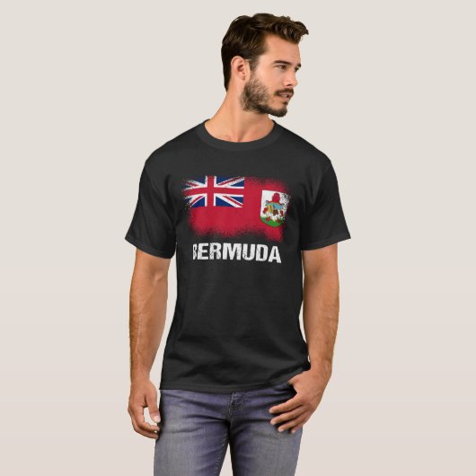 De vlag van Bermuda 2 T-shirt (Voorkant volledig)