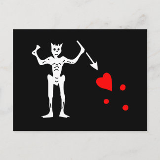 De vlag van Blackbeard Authentic Briefkaart