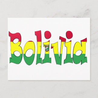 De Vlag van bolivia Briefkaart