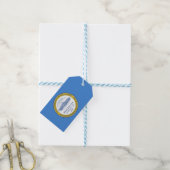 De vlag van Boston (Massachusetts) Cadeaulabel (Met Touw)