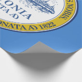 De vlag van Boston (Massachusetts) Cadeaupapier (Hoek)