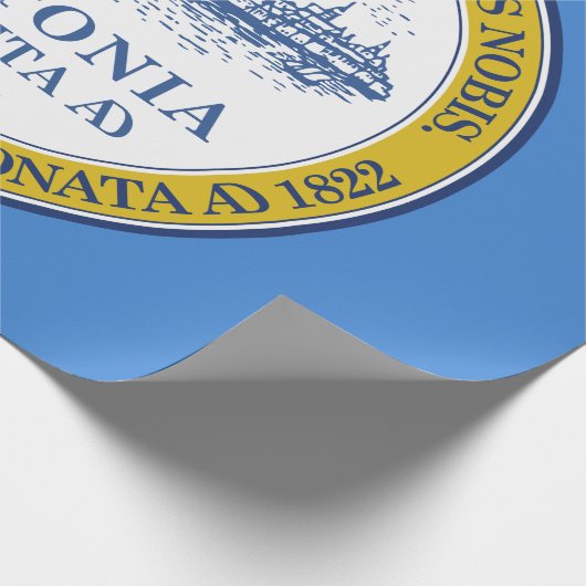 De vlag van Boston (Massachusetts) Cadeaupapier (Hoek)