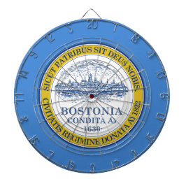 De vlag van Boston (Massachusetts) Dartbord