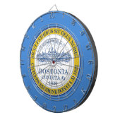 De vlag van Boston (Massachusetts) Dartbord (Voorkant Rechts)