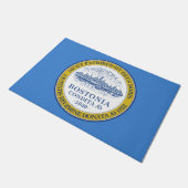 De vlag van Boston (Massachusetts) Deurmat (Schuin)