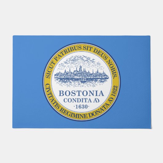 De vlag van Boston (Massachusetts) Deurmat (Voorkant)