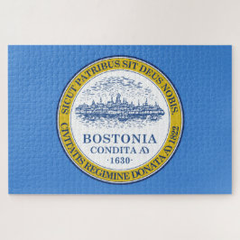 De vlag van Boston (Massachusetts) Legpuzzel