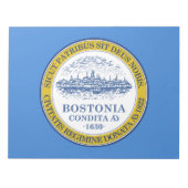De vlag van Boston (Massachusetts) Notitieblok (Voorkant)