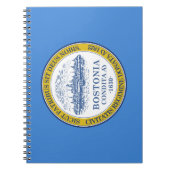 De vlag van Boston (Massachusetts) Notitieboek (Voorkant)