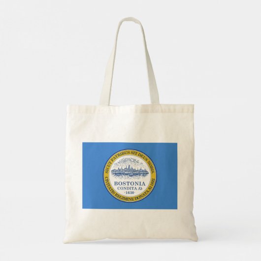 De vlag van Boston (Massachusetts) Tote Bag (Achterkant)