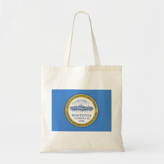 De vlag van Boston (Massachusetts) Tote Bag (Voorkant)