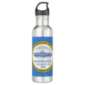 De vlag van Boston (Massachusetts) Waterfles (Voorkant)