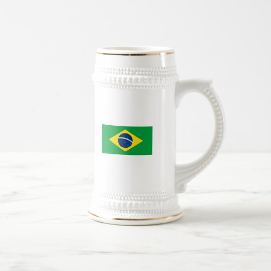De vlag van Brazilië Bierpul (Rechts)
