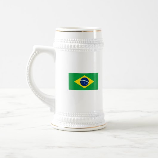 De vlag van Brazilië Bierpul (Links)