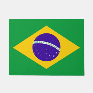 De Vlag van Brazilië Deurmat