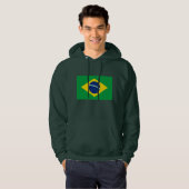 De vlag van Brazilië Hoodie (Voorkant volledig)