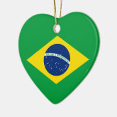 De vlag van Brazilië Keramisch Ornament (Links)