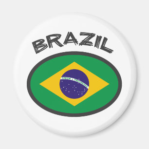 De vlag van Brazilië - Koel Ontwerp! Magneet