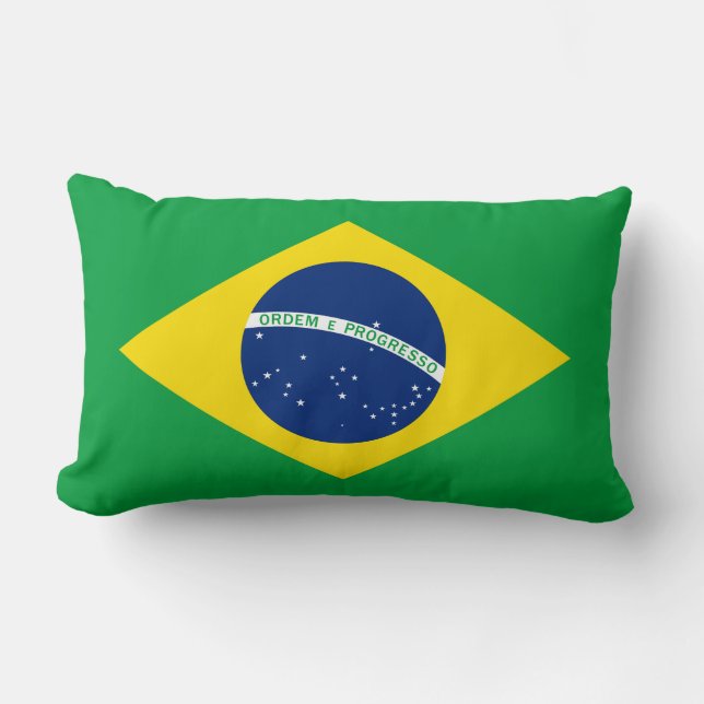De vlag van Brazilië Kussen (Voorkant)