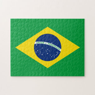 De vlag van Brazilië Legpuzzel