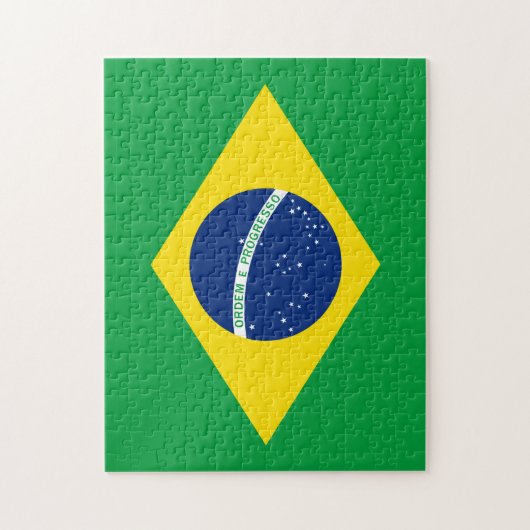 De vlag van Brazilië Legpuzzel (Verticaal)