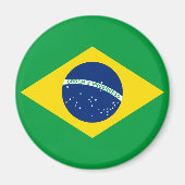 De vlag van Brazilië Magneet (Voorkant)