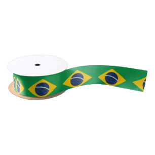 De Vlag van Brazilië Satijnen Lint