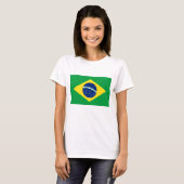 De vlag van Brazilië T-shirt (Voorkant volledig)