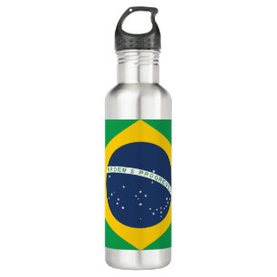 De Vlag van Brazilië Waterfles