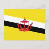 De vlag van Brunei Briefkaart (Voorkant)