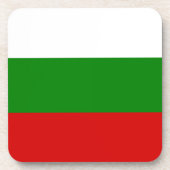 De vlag van Bulgarije Onderzetter (Voorkant)