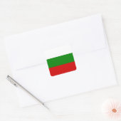 De vlag van Bulgarije Vierkante Sticker (Envelop)