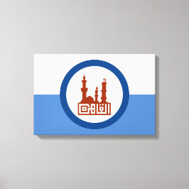 De vlag van Caïro (Egypte) Canvas Afdruk