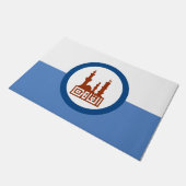 De vlag van Caïro (Egypte) Deurmat (Schuin)
