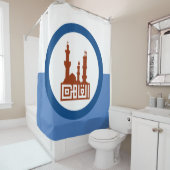 De vlag van Caïro (Egypte) Douchegordijn (In situ)