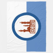 De vlag van Caïro (Egypte) Fleece Deken (Voorkant)