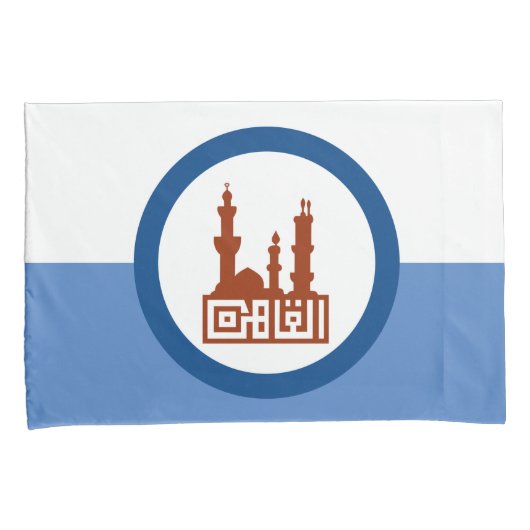 De vlag van Caïro (Egypte) Kussensloop (Voorkant-Rechts)