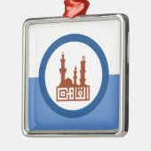 De vlag van Caïro (Egypte) Metalen Ornament (Links)