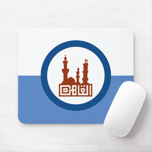 De vlag van Caïro (Egypte) Muismat (Met muis)