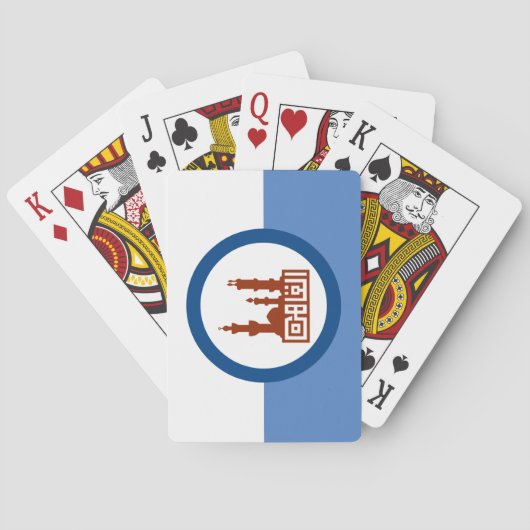 De vlag van Caïro (Egypte) Pokerkaarten (Achterkant)
