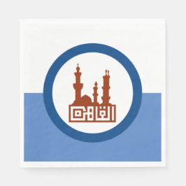 De vlag van Caïro (Egypte) Servet