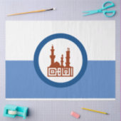 De vlag van Caïro (Egypte) Tissuepapier (Craft)