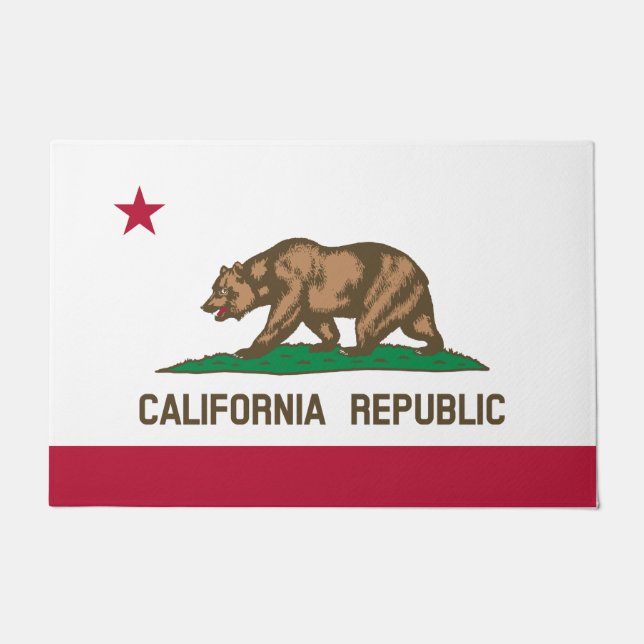 De vlag van Californië Deurmat (Voorkant)