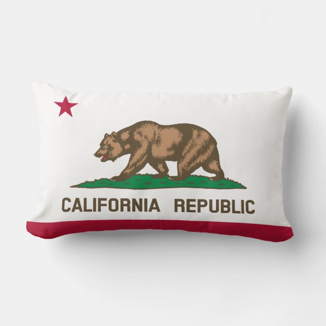 De vlag van Californië Kussen (Voorkant)